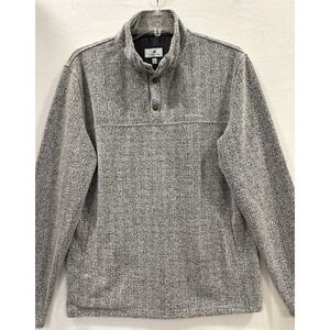 Properly Tied Mens‎ 1/2 Zip Lg Upland Pullover Pockets Gray Excellent Condition